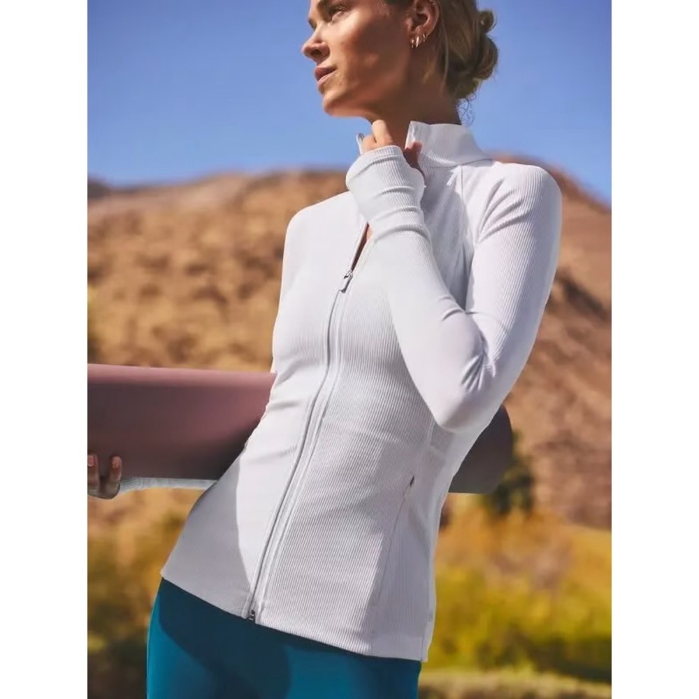 Athleta Salutation Ribbed Jacket - image 1